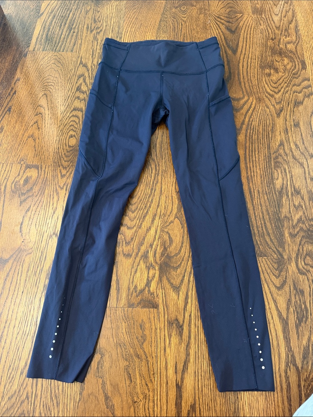 Lululemon High-Waist Navy Performance Leggings